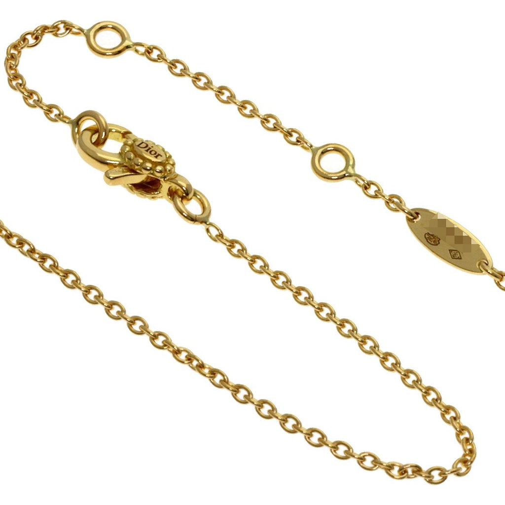 Dior Rose Devan Diamond Necklace 18k Yellow Gold — view 3