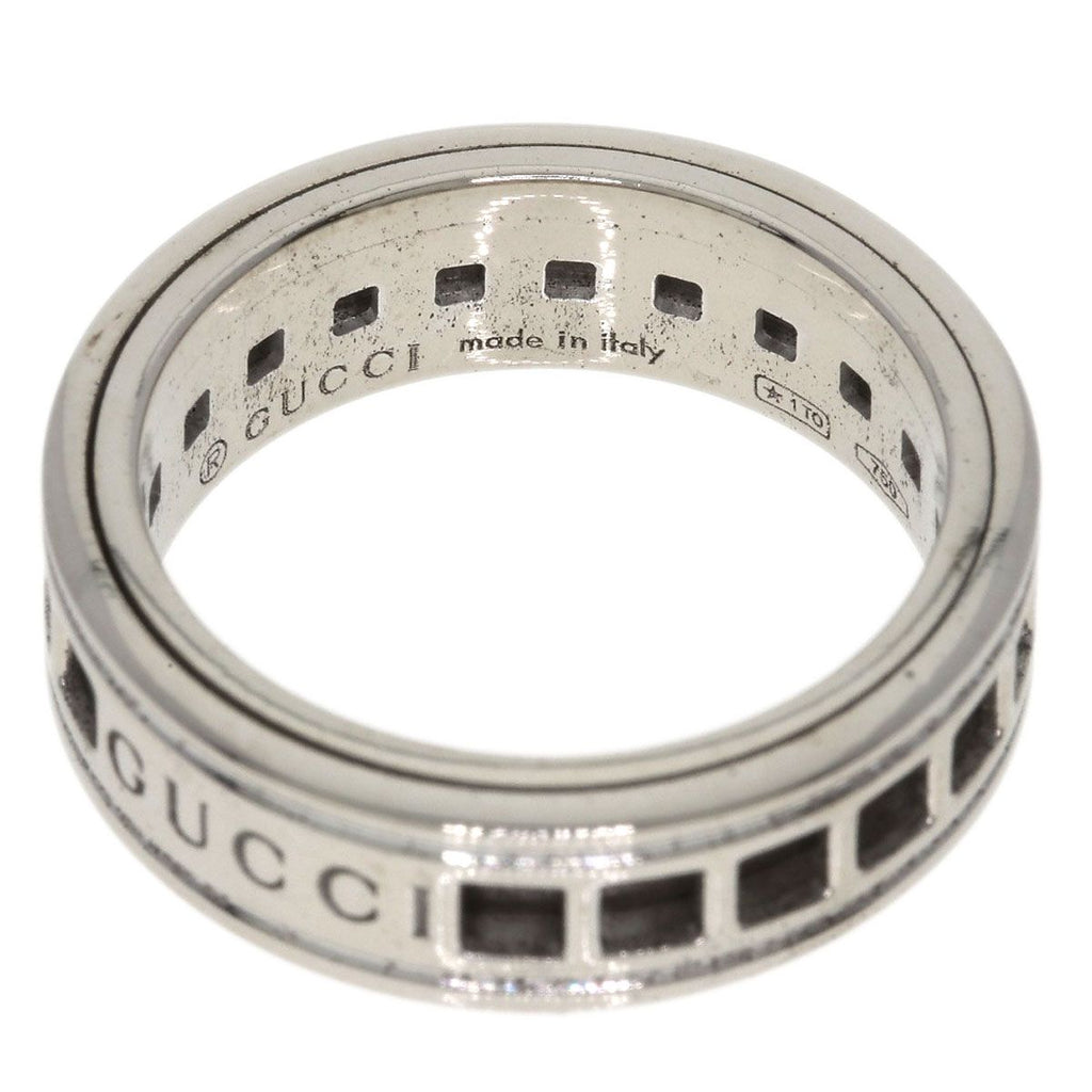 Gucci Scroll Ring 18k White Gold — view 4