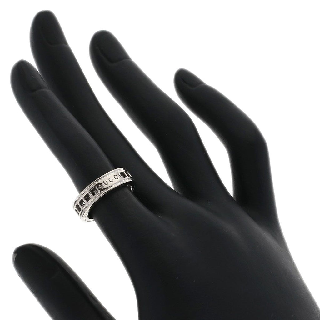 Gucci Scroll Ring 18k White Gold — view 5