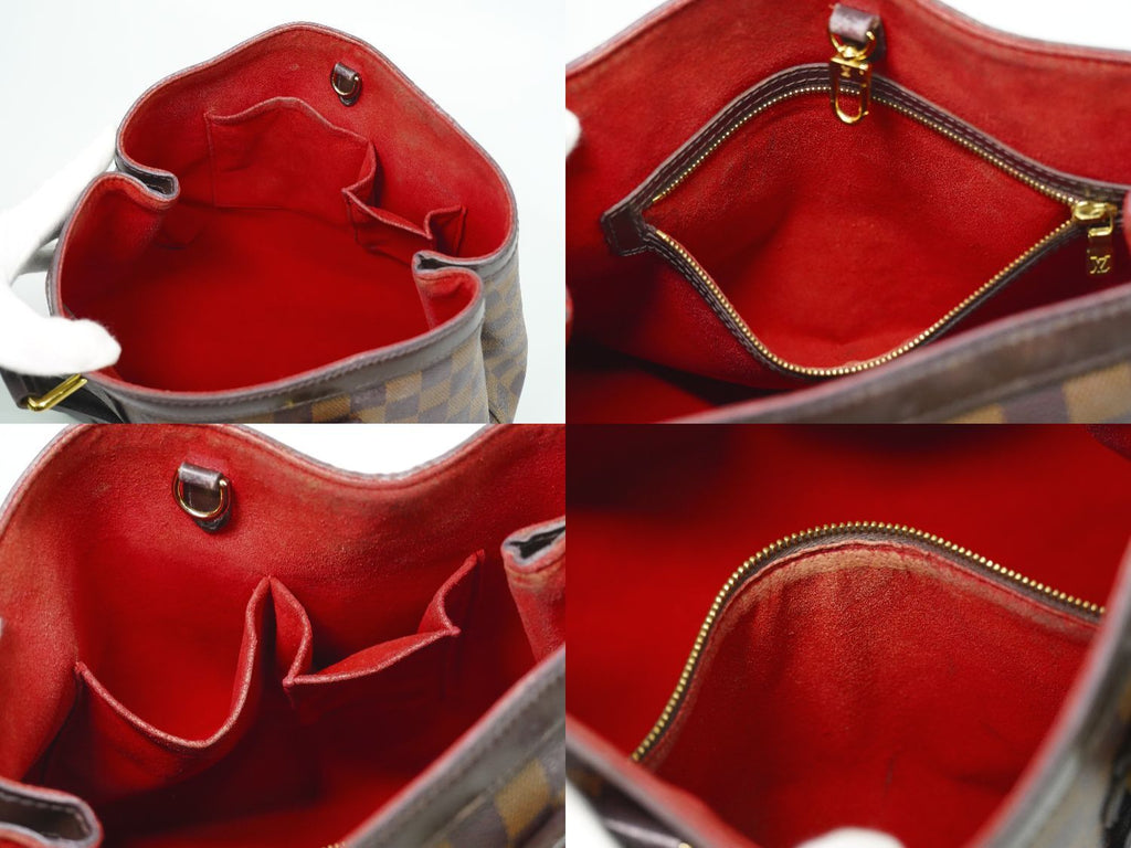 Louis Vuitton LV Hampstead PM Damier Ebene Tote Brown — view 8