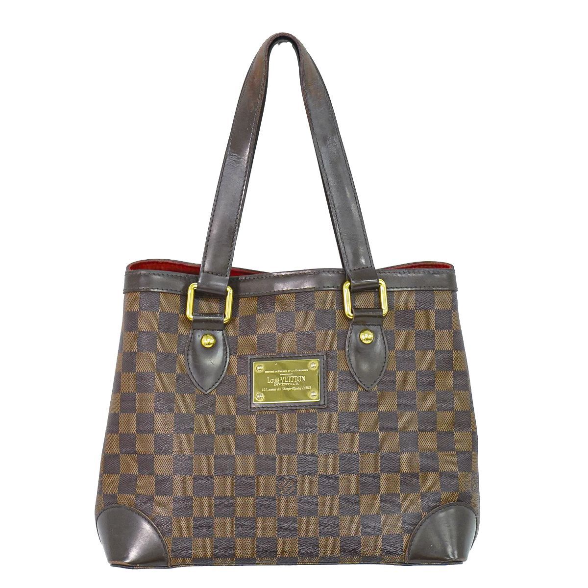 Louis Vuitton LV Hampstead PM Damier Ebene Tote Brown