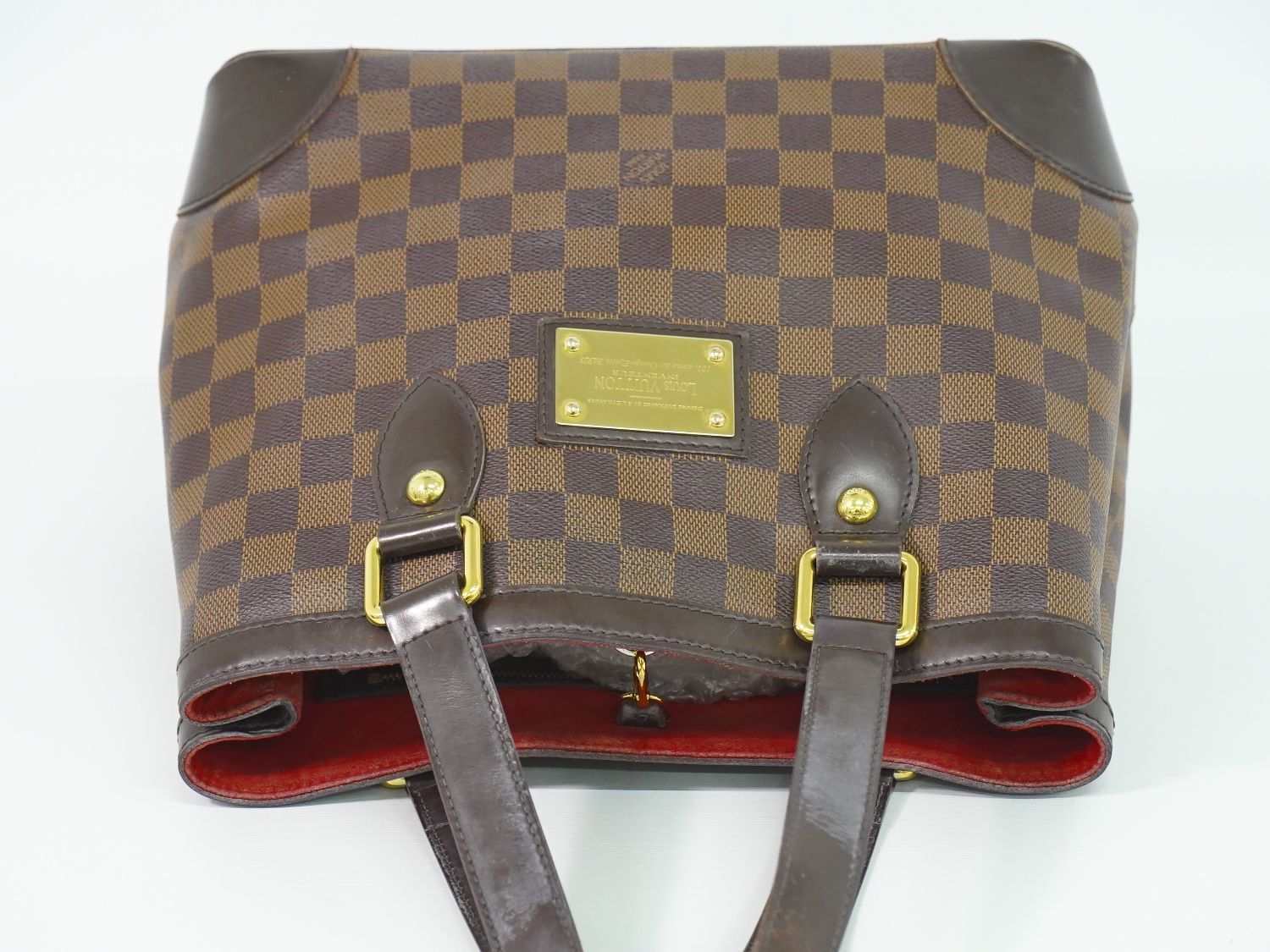 Louis Vuitton LV Hampstead PM Damier Ebene Tote Brown — view 5