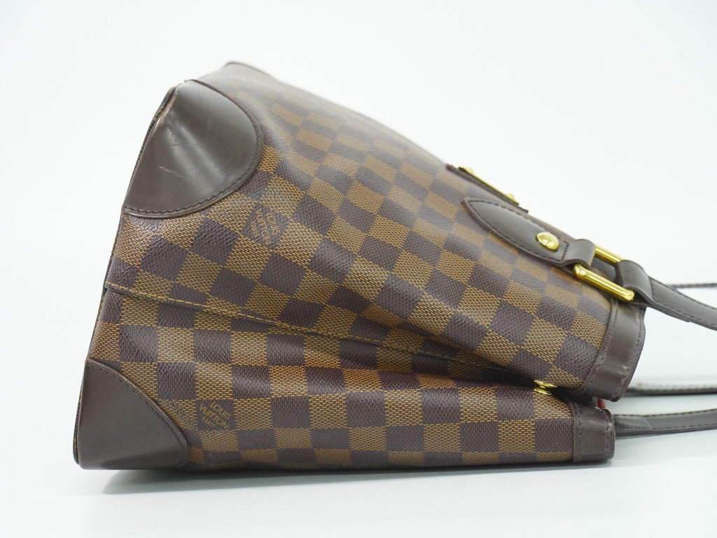 Louis Vuitton LV Hampstead PM Damier Ebene Tote Brown — view 4