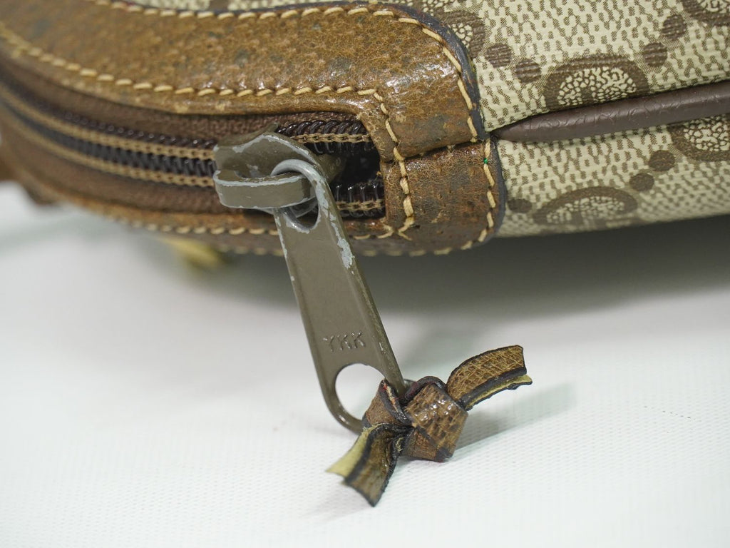 Gucci Sherry Line GG Supreme Shoulder Bag Pochette Beige Shelly — view 7