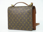Louis Vuitton LV Monceau Monogram 2-Way Shoulder Bag Brown — view 2