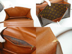 Louis Vuitton LV Monceau Monogram 2-Way Shoulder Bag Brown — view 8