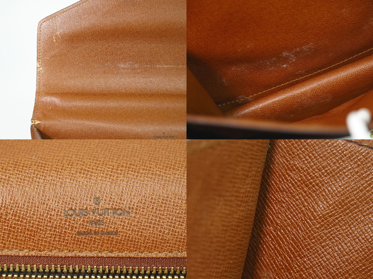 Louis Vuitton LV Monceau Monogram 2-Way Shoulder Bag Brown — view 9