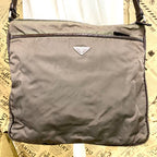Prada Shoulder Bag Crossbody Nylon A3 Travel Triangle Logo