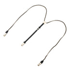 Chanel Suspenders Chain CC Logo Leather M Black — view 3