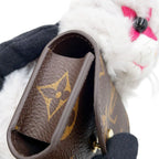 Louis Vuitton Bag Charm Monogram Faux Fur LV Kitten Earphones Case — view 6