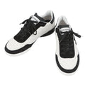 Chanel Sneakers CC Logo Quilted Leather Suede 38 Shoes White Black