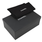Chanel Sneakers CC Logo Quilted Leather Suede 38 Shoes White Black — view 9