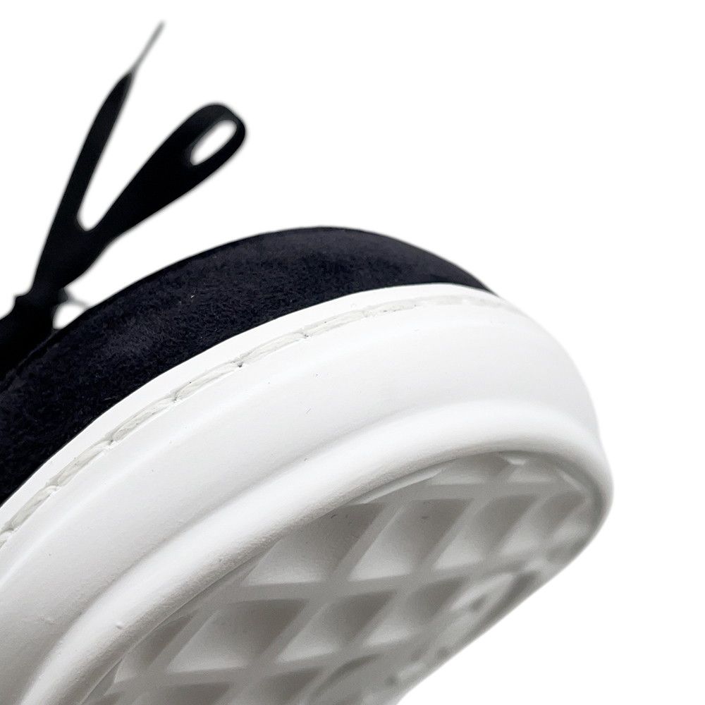 Chanel Sneakers CC Logo Quilted Leather Suede 38 Shoes White Black — view 5