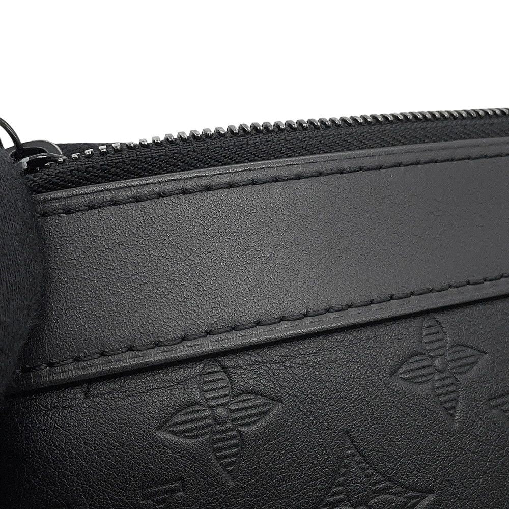 Louis Vuitton Clutch Monogram Shadow Pochette Discovery Black — view 7