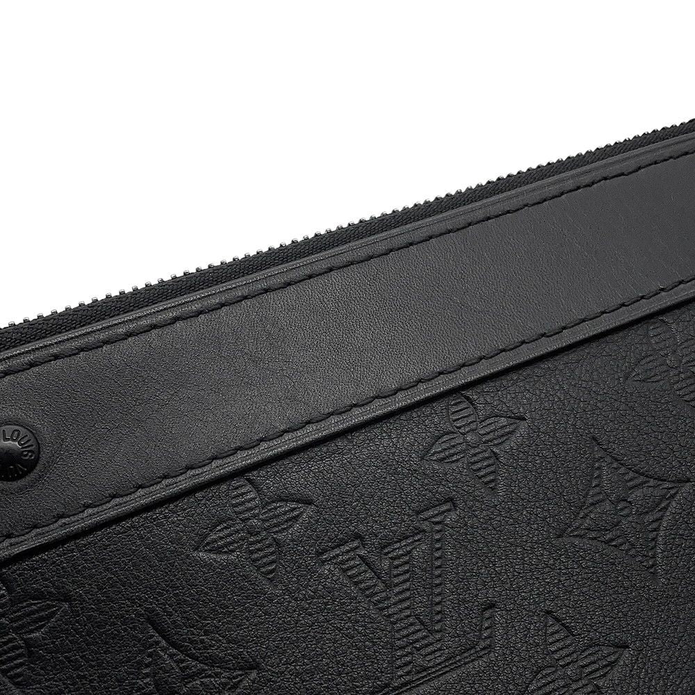 Louis Vuitton Clutch Monogram Shadow Pochette Discovery Black — view 8