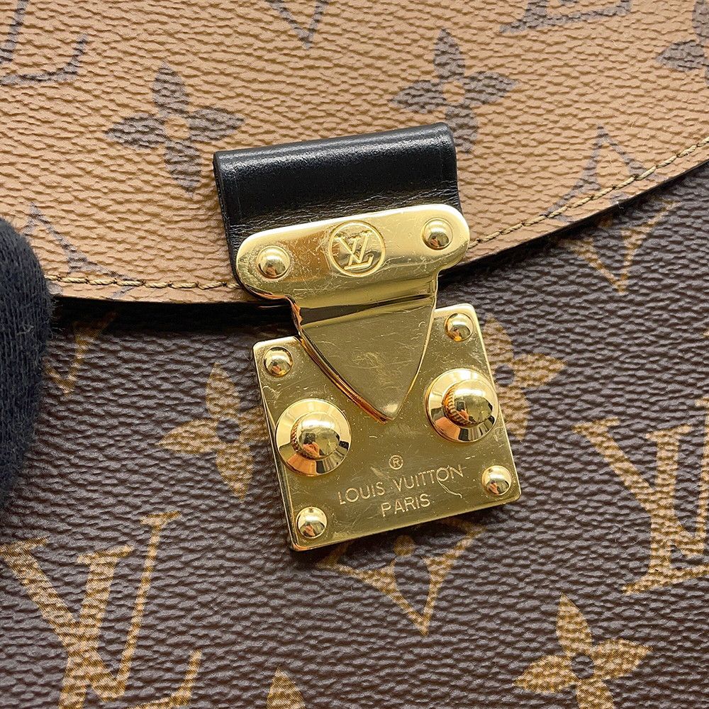 Louis Vuitton Shoulder Bag Monogram Reverse Camera Box 2-Way Black — view 8