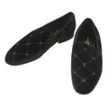 Louis Vuitton Opera Shoes LV Velour 5.5 Black