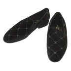 Louis Vuitton Opera Shoes LV Velour 5.5 Black