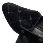 Louis Vuitton Opera Shoes LV Velour 5.5 Black — view 5