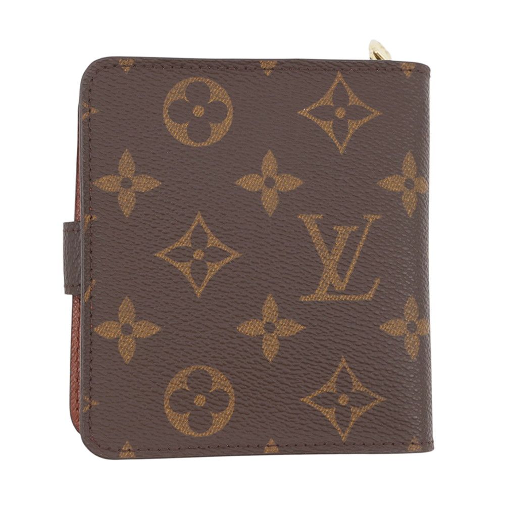 Louis Vuitton Bifold Wallet Monogram Compact Zip Vintage — view 3