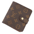 Louis Vuitton Bifold Wallet Monogram Compact Zip Vintage