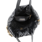 Chanel Backpack 22 Small Shiny Calfskin Black — view 5