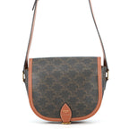 Celine Shoulder Bag Triomphe Folco Leather