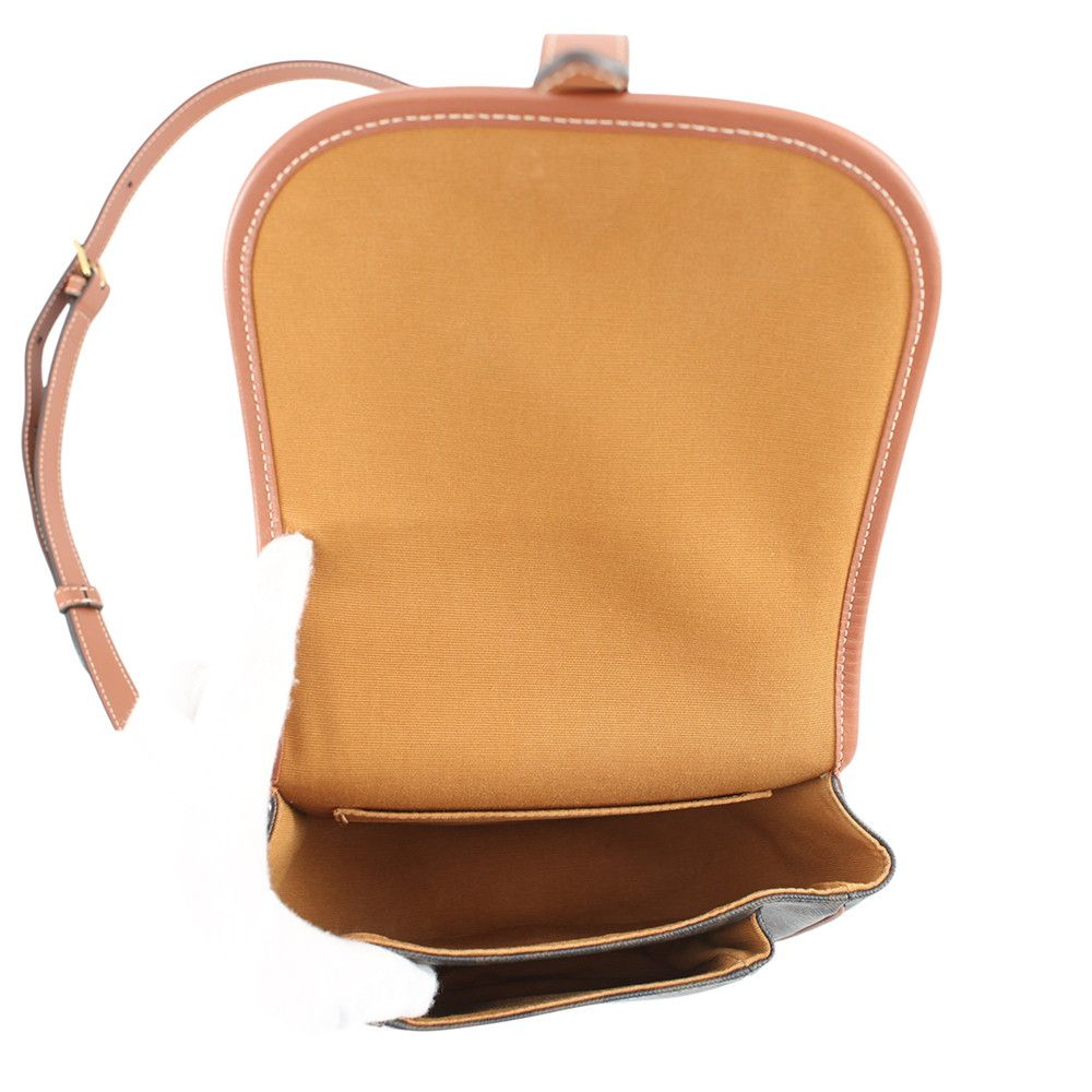 Celine Shoulder Bag Triomphe Folco Leather — view 6