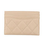 Chanel Card Case Classic Quilted CC Logo Caviar Leather Constant — view 3