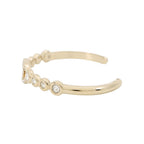 Chanel Bangle CC Logo Rhinestone M Bracelet — view 2