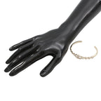 Chanel Bangle CC Logo Rhinestone M Bracelet — view 4