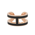 Hermes Pop Black Pink Gold Earring
