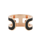 Hermes Pop Black Pink Gold Earring — view 3