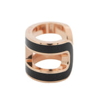 Hermes Pop Black Pink Gold Earring — view 2