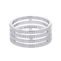 Hermes Ring Arianne GM Wedding Diamond Total 18k White Gold