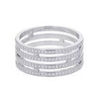 Hermes Ring Arianne GM Wedding Diamond Total 18k White Gold — view 2
