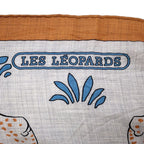 Hermes Shawl Carre 140 Geant les Leopards Cashmere Silk Scarf — view 4