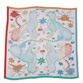 Hermes Shawl Carre 140 Geant les Leopards Cashmere Silk Scarf