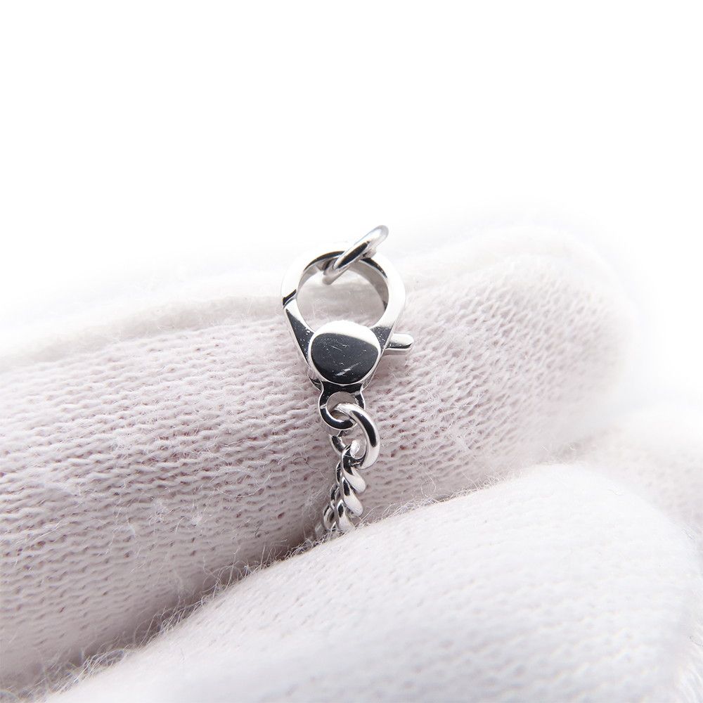 Hermes Necklace Etriviere Pendant Diamond Total 18k White Gold 42 — view 9