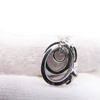 Hermes Necklace Etriviere Pendant Diamond Total 18k White Gold 40 — view 6