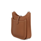 Hermes Shoulder Bag Evelyne 3 23 Gold Silver Taurillon Clemence — view 2