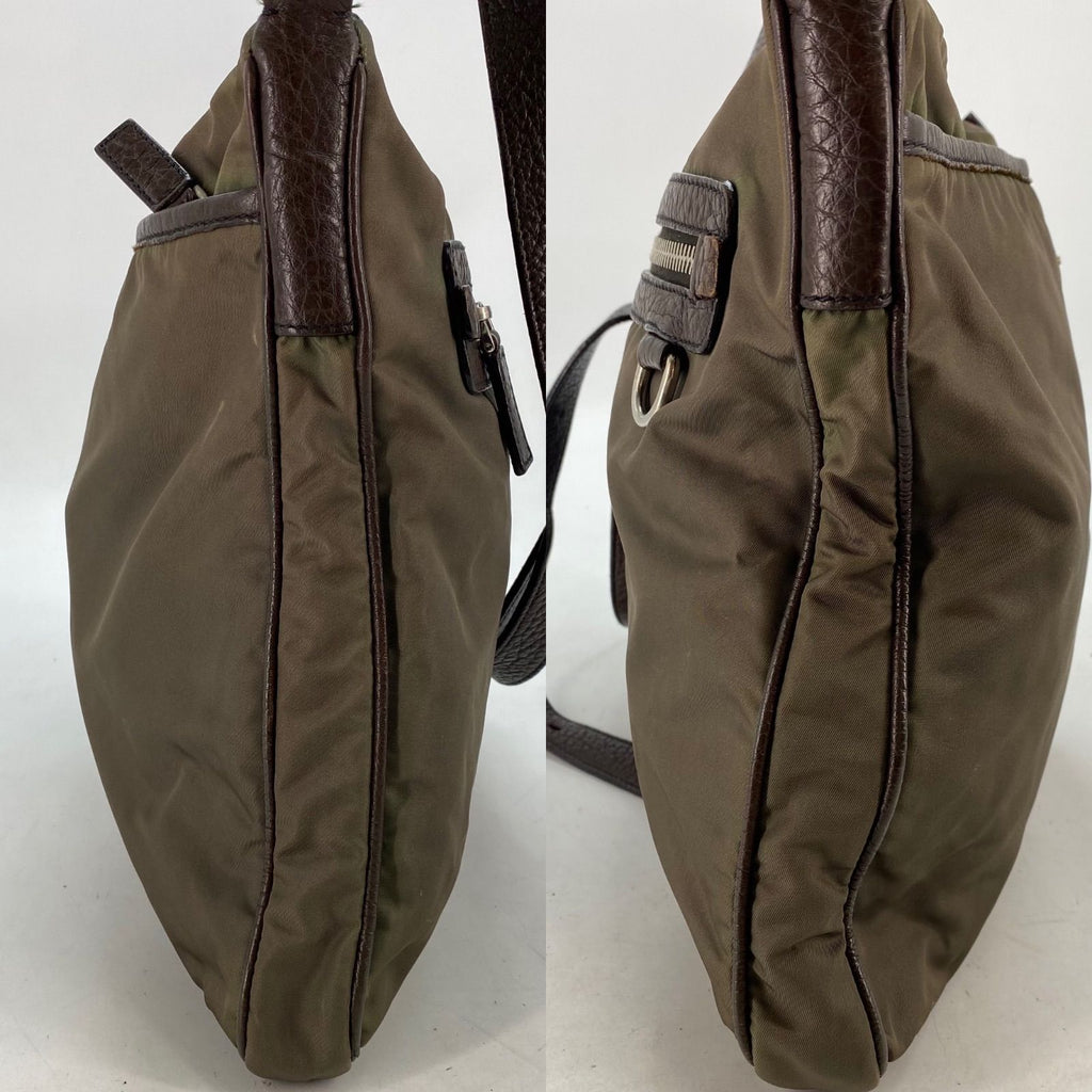 Prada Shoulder Bag Crossbody Nylon A3 Travel Triangle Logo — view 6