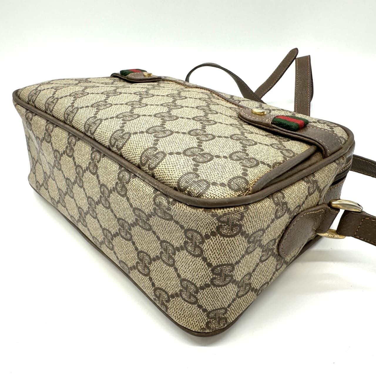 Gucci GG Supreme Sherry Shoulder Bag Leather Vintage — view 3