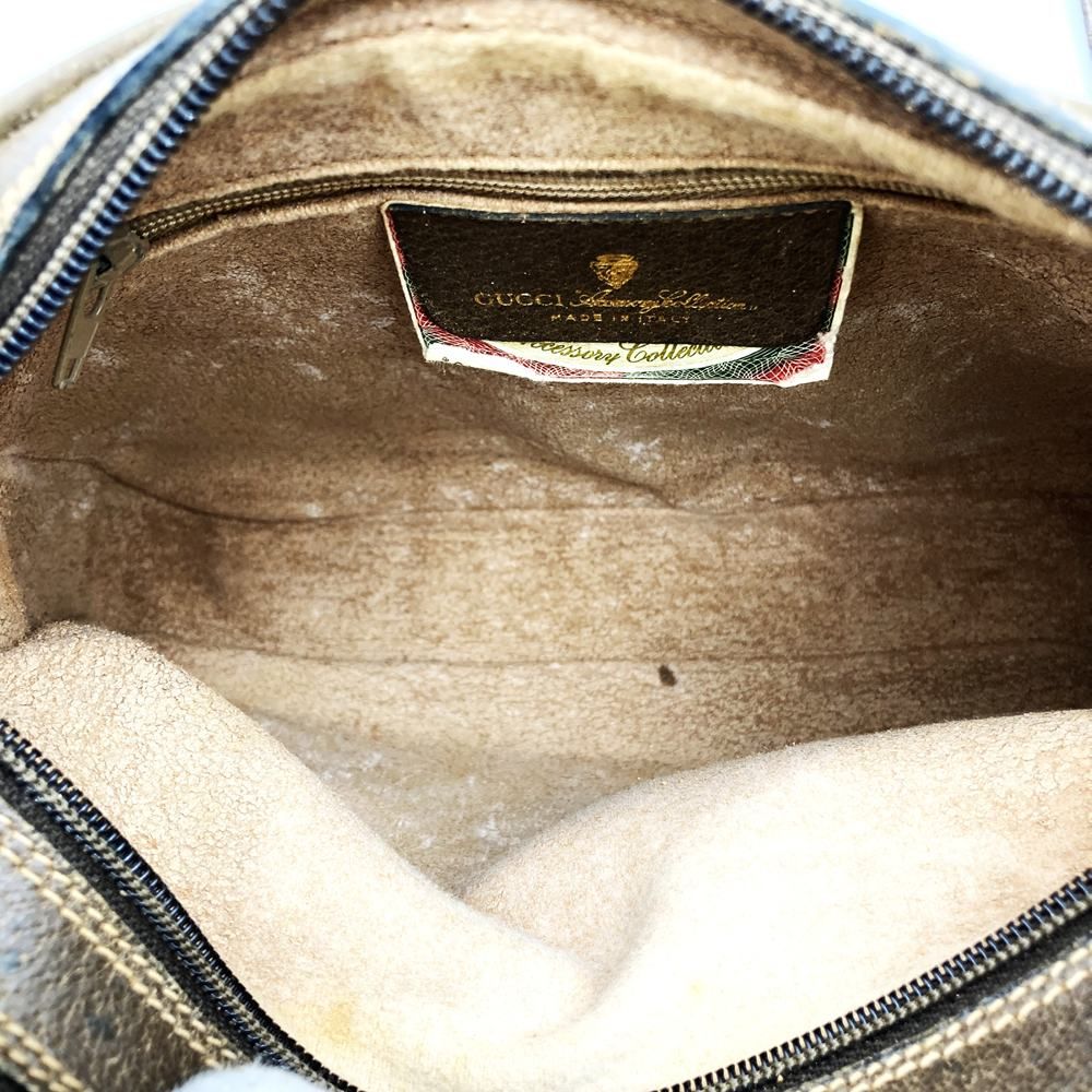 Gucci GG Supreme Sherry Shoulder Bag Leather Vintage — view 7