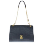 Louis Vuitton Monogram Empreinte Saint Germain Shoulder Bag Black Leather