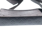 Louis Vuitton Monogram Shadow Gaston Wearable Wallet Shoulder Bag Black Leather — view 4
