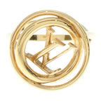 Louis Vuitton Bijou Fleur e Scarf Ring Gold — view 5