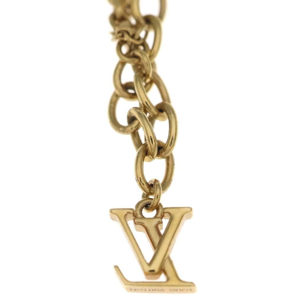 Louis Vuitton Blue Ming Pearl Necklace Gold — view 3
