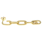 Celine Triomphe Earrings Gold — view 3