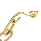 Celine Triomphe Earrings Gold — view 6
